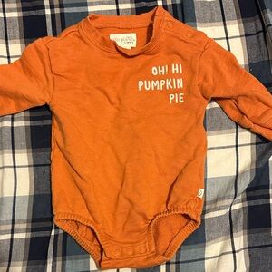 Carter's Pumpkin Orange Bodysuit